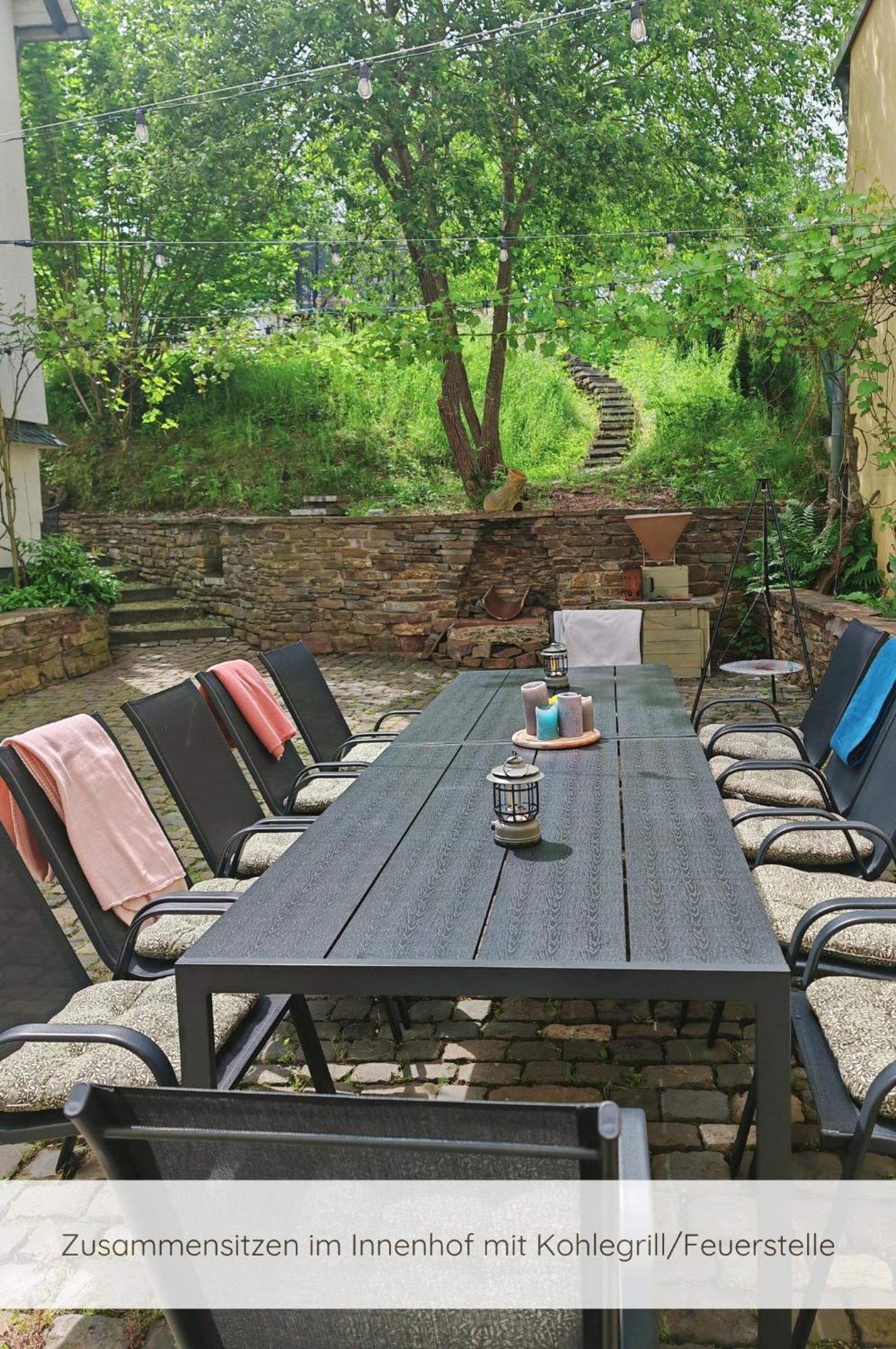 Hofgut Eveshausen - Das Ferienhaus In Der Natur Fuer Familien Und Gruppen Dommershausen Dış mekan fotoğraf